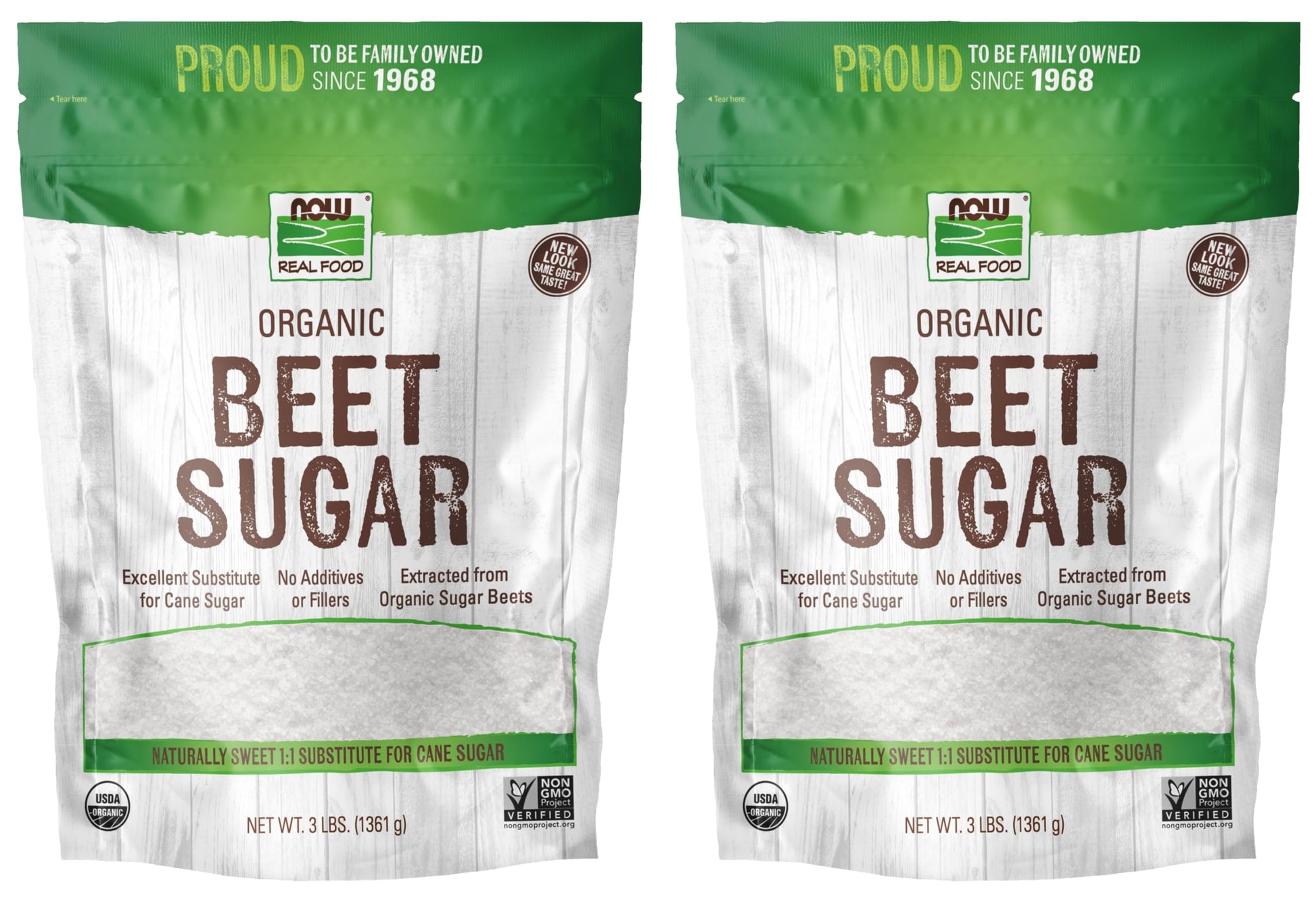 Now Foods Beet Sugar, 3-Pound (Pack Of 2)