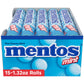 Mentos The Chewy Mint Candy - Mint Flavor 1.32Oz Rolls - 15 Rolls
