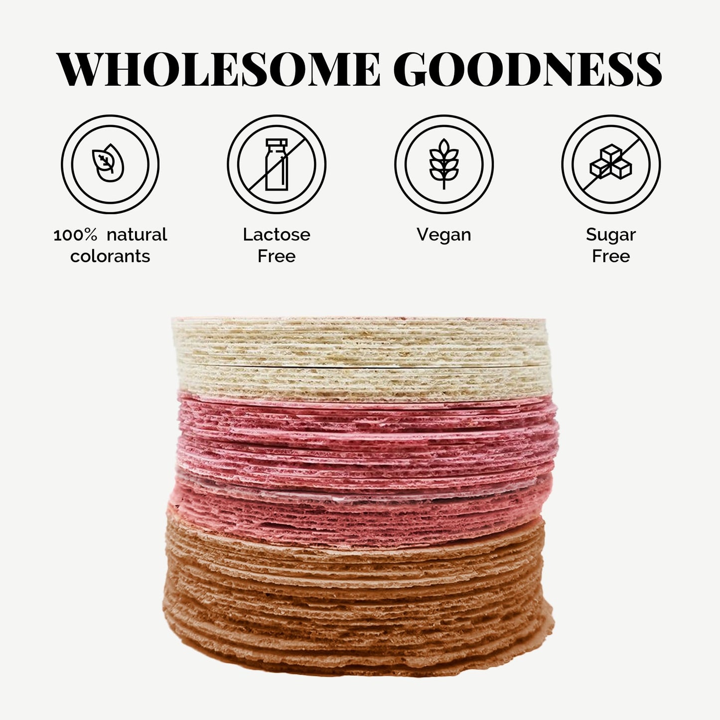 Kalan Mix Amaranth Flour Wafer Thins, Vegan And Sugar-Free, Pack Of 3