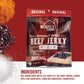 Wenzels Farm Beef Jerky Variety Pack - Includes Original, Teriyaki, And Peppered Beef Jerky - Naturally Smoked - No Msg - No Artificial Colors, Gluten Free - Pack Of 3, 3 Oz Bags