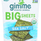 gimMe Organic Wrap N Roll Roasted Sea  Sheets, 0.92 Ounce, Model BCA71976