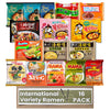 Asian Instant Ramen Noodles Variety Pack, 16 Packs, Korean Spicy Buldak, Japanese Sapporo, Thai Chef, Mama, Kung Fu