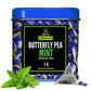 BLUE TEA Butterfly Pea Mint Herbal Tea - Caffeine-free, Non-GMO, Vegan - 15 Tea Bags - Eco-Conscious Tin Pack
