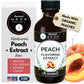 Natural Peach Extract - 2 oz - Water-Soluble - By Harvest Moon Delights - Peach Extract for Baking, Ice Cream, Drinks, and Candy