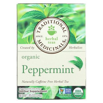 Traditional Medicinals Tea Peppermint Org