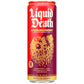 Liquid Death Sparkling Energy - Murder Mystery (Cherry Vanilla and Spice Flavor)  Sugar-Free Energy Drink  Unextreme Caffeine 100mg  Essential Vitamins  12 Fl Oz (Pack of 12)