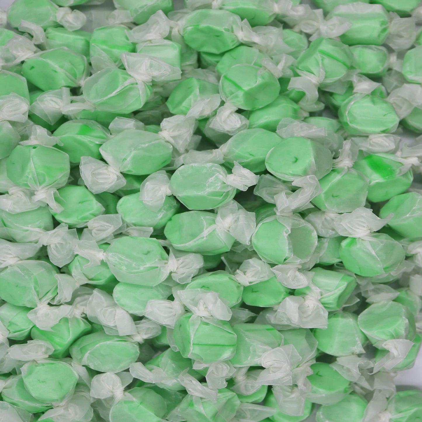 Gourmet Soft And Chewy Salt Water Taffy Candies - Individually Wrapped - Bulk Bags (Green Apple, 2 Pound (Pack Of 1))