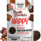 Savage Snacks Happy Double Chocolate Whole Food Prebiotic 10G Protein Balls & Bites - Convenient On-The-Go Tasty Protein Snacks - High-Protein, Gluten-Free, Grain-Free & Flavored By Nature