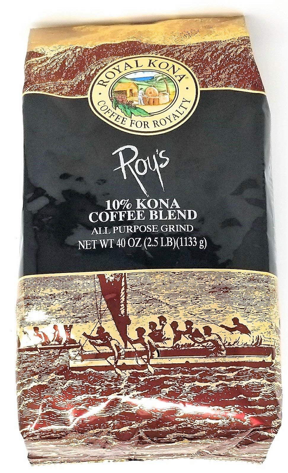 Royal Kona Coffee Roy 'S Signature Series (All Purpose Grind) - 2.5 Lbs