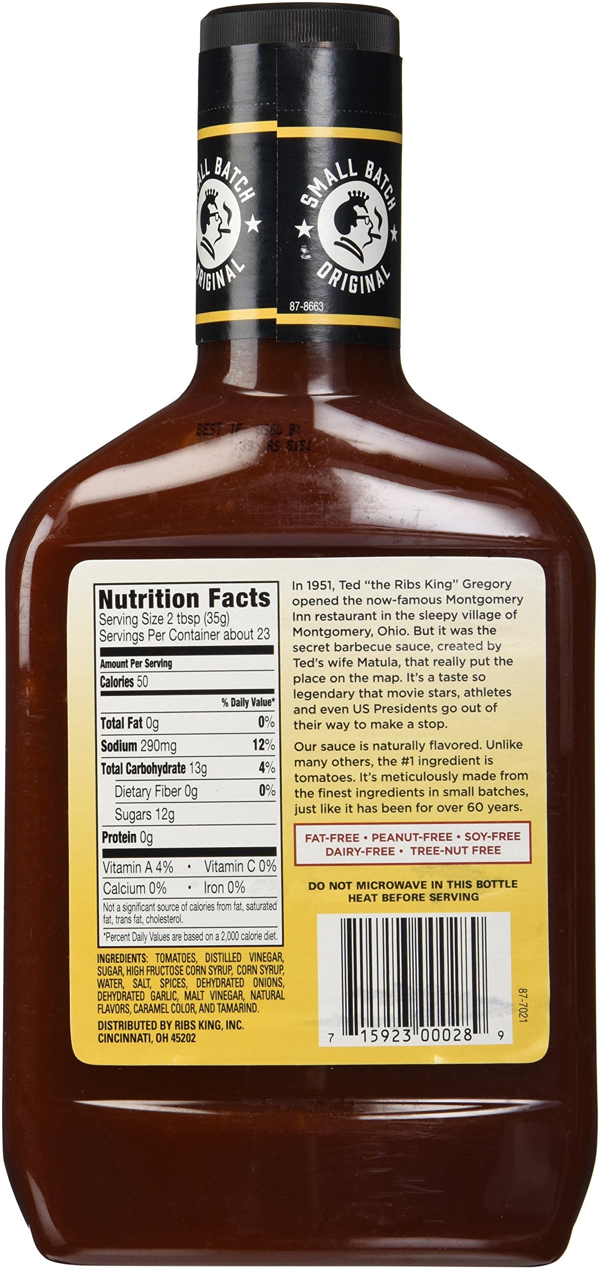 Montgomery Inn Barbecue Sauce (3 Pack 28oz Each)