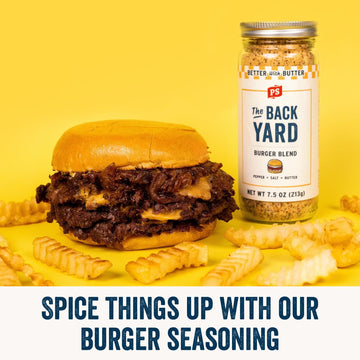 Ps Seasoning The Burger Lovers Bundle 4-Pack - Backyard, Bacon Bleu, The Works, Umami Butter - Smash Burger And Steak Seasoning