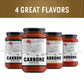 Carbone Roasted Garlic Pasta Sauce | Tomato Sauce Made with Fresh & All-Natural Ingredients | Non GMO, Vegan, Gluten Free, Low C