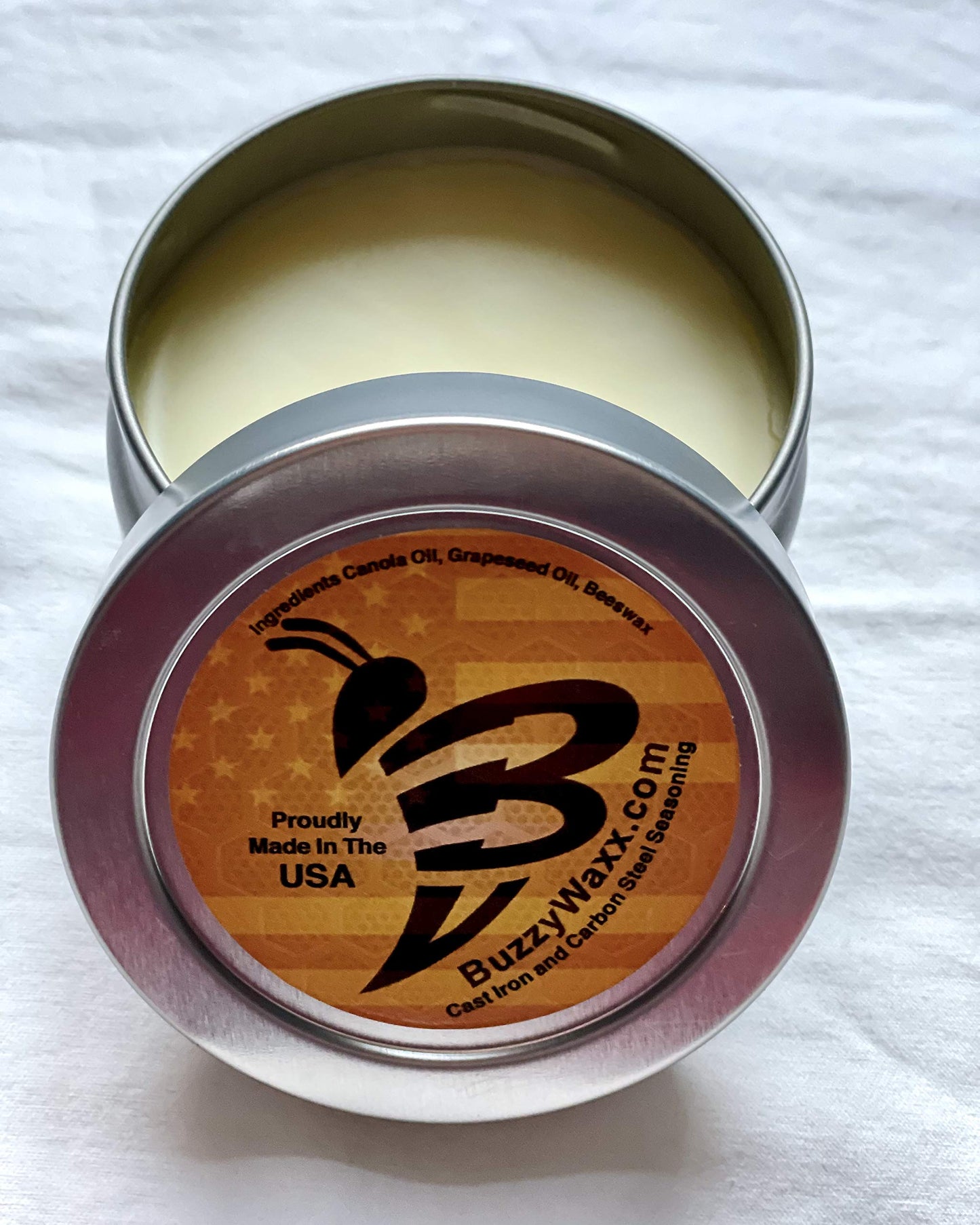 Buzzywaxx Original Blend Mega Can - Cast Iron And Carbon Steel Seasoning