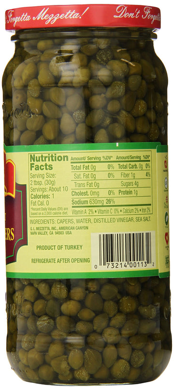 Mezzetta Non-Pareil Caper, 16 Ounce