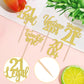 ZHUOWEISM 30PCS Cupcake Toppers for 21st Birthday Decorations Gold
