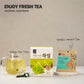 [Nokchawon] Delicious Green Tea Jaksul Teabags, Premium Pure Green Leaf, Smooth And Aromatic Green Tea, 10 Tea Bags, 15G (0.52Oz