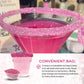 Snowy River Cocktail Rimming Salt, Pink, 4oz – Decorative Culinary Salt for Drinks and Desserts