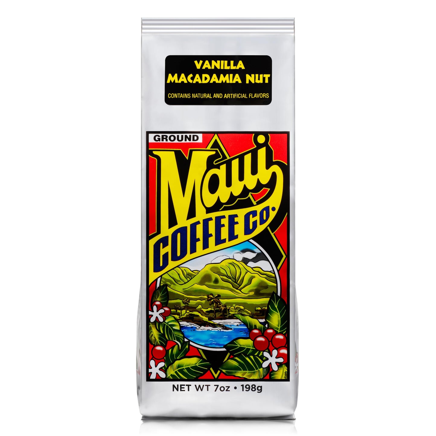 Maui Coffee Company, Vanilla Macadamia Nut Coffee, 7 Oz. - Ground