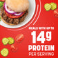 Nutrisystem Frozen Hamburger Bundle - Beef Burgers on Whole Wheat Buns, 12 Count, Supports Healthy Weight Loss