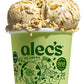 Alecs Pistachio Crunch Organic Ice Cream - Grassfed, Regenerative A2 Dairy, 14 oz
