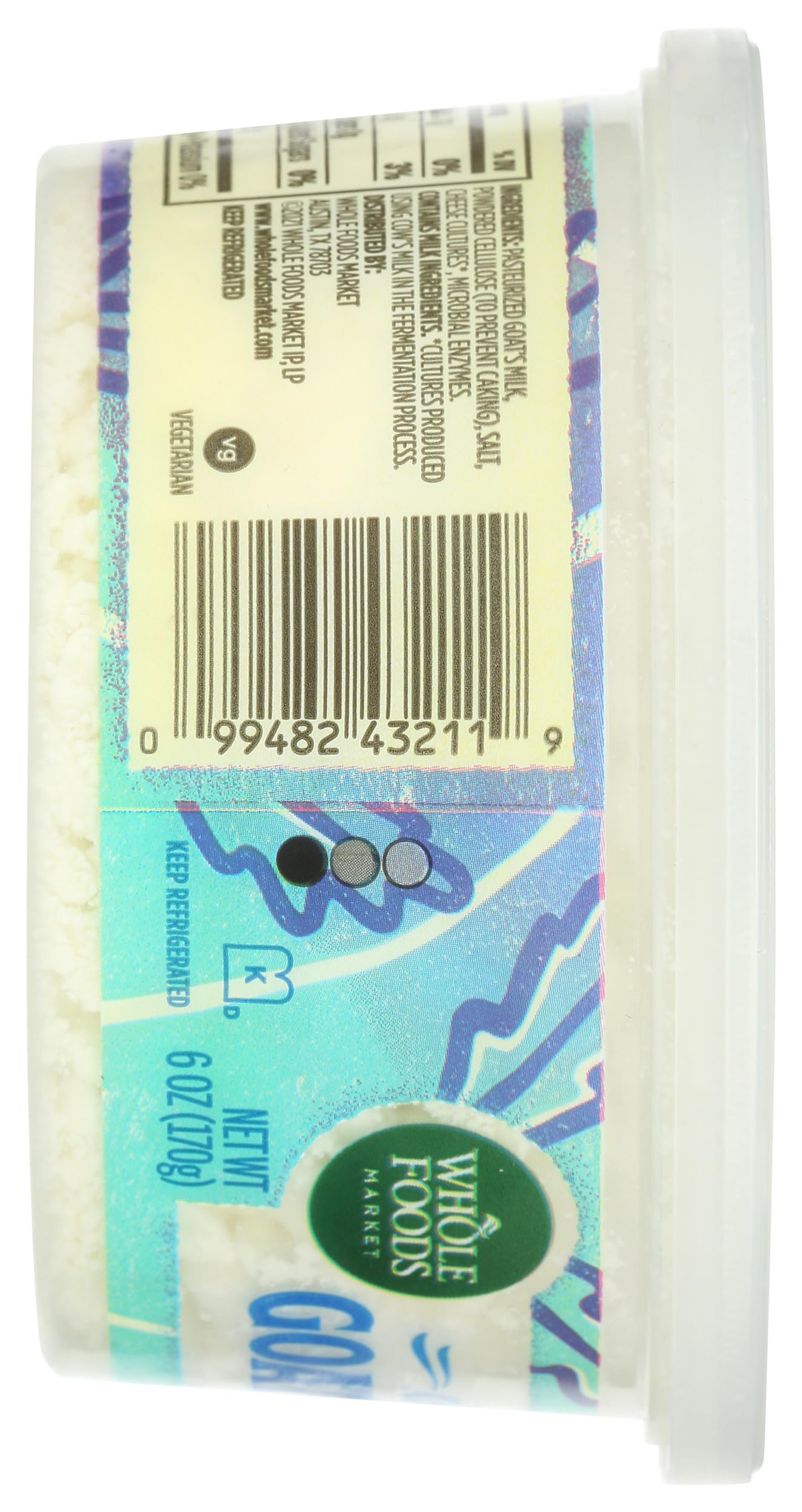 Whole Foods Market Goat Cheese Crumbles, 6 oz