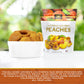 Traina Home Grown California Sun Dried Peaches - Healthy & Non-Gmo, Natural Sweet Flavor Fruit No Sugar Added, Perfect Snack In