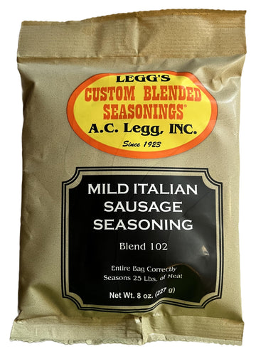 A.C. Legg - Mild Italian Sausage Seasoning - 8 Ounce