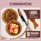 Wasa Cinnamon Crisp Creations, Large Round Toppable  ers, 9.4 oz. (Pack of 8)
