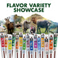 Buffalo Bobs Wild Game Meat Snacks (1oz Stick, 15 Pack) Exotic Variety Assortment Sampler, Gift for Men/Dad, Stocking Stuffer,
