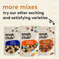 Snak Club Peanut Butter Chocolate Trail Mix with Peanuts, Peanut Butter M&MS, Toffee Peanuts, and Pretzels, 20 oz Resealable Bag