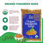 Jiva Organics Fenugreek Seeds - Organic, Non-GMO, Gluten Free, 7 Ounce - Methi Seeds for Cooking & Sprouting