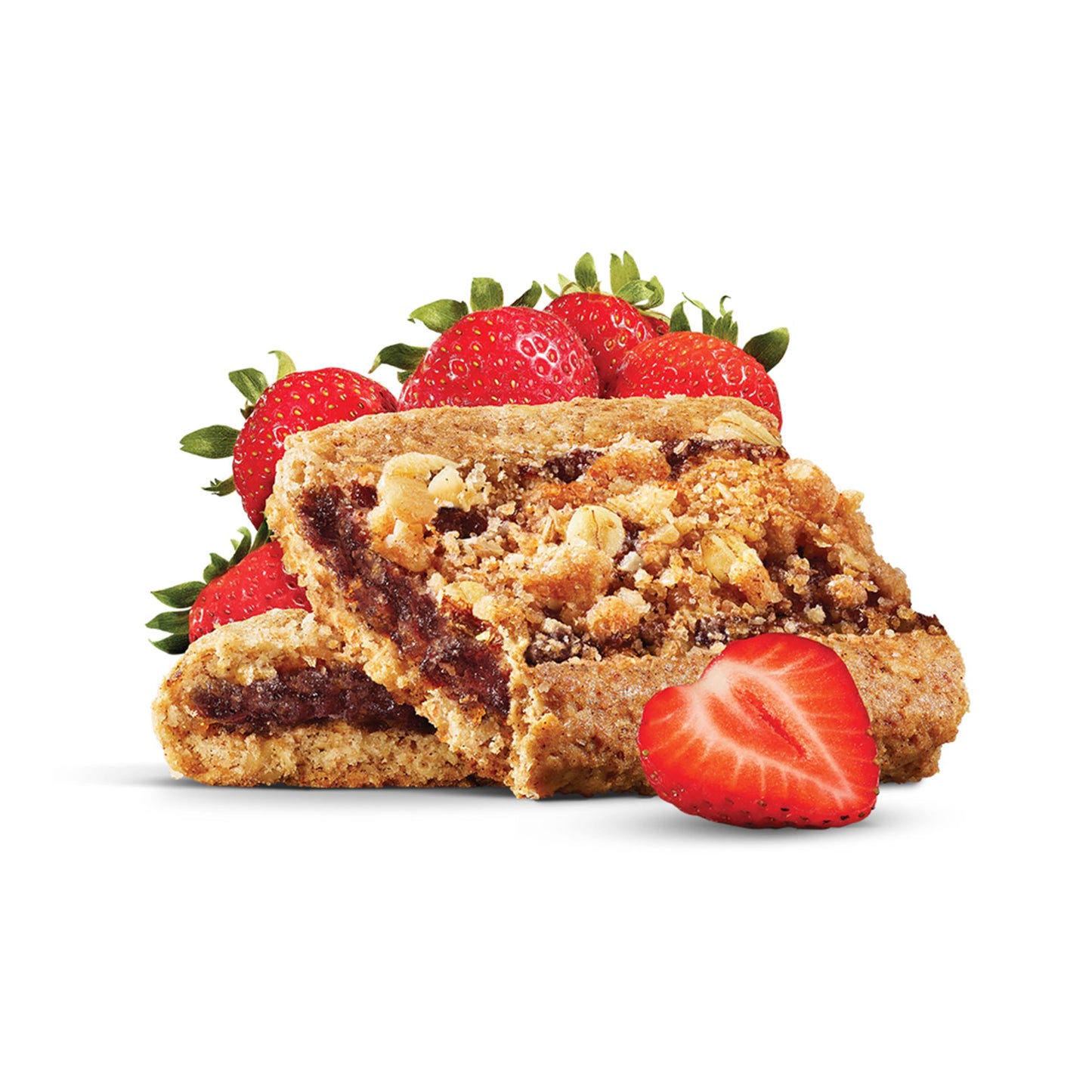 Nature'S Bakery Oatmeal Crumble Bars, Strawberry, Real Fruit, Vegan, Non-Gmo, Breakfast Bar, 7 Boxes With 12 Bars, 84 Count