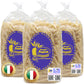 Maestri Pastai Gourmet Pennette Rigate Pasta, 17.66 oz (Pack of 3), Golden Pasta