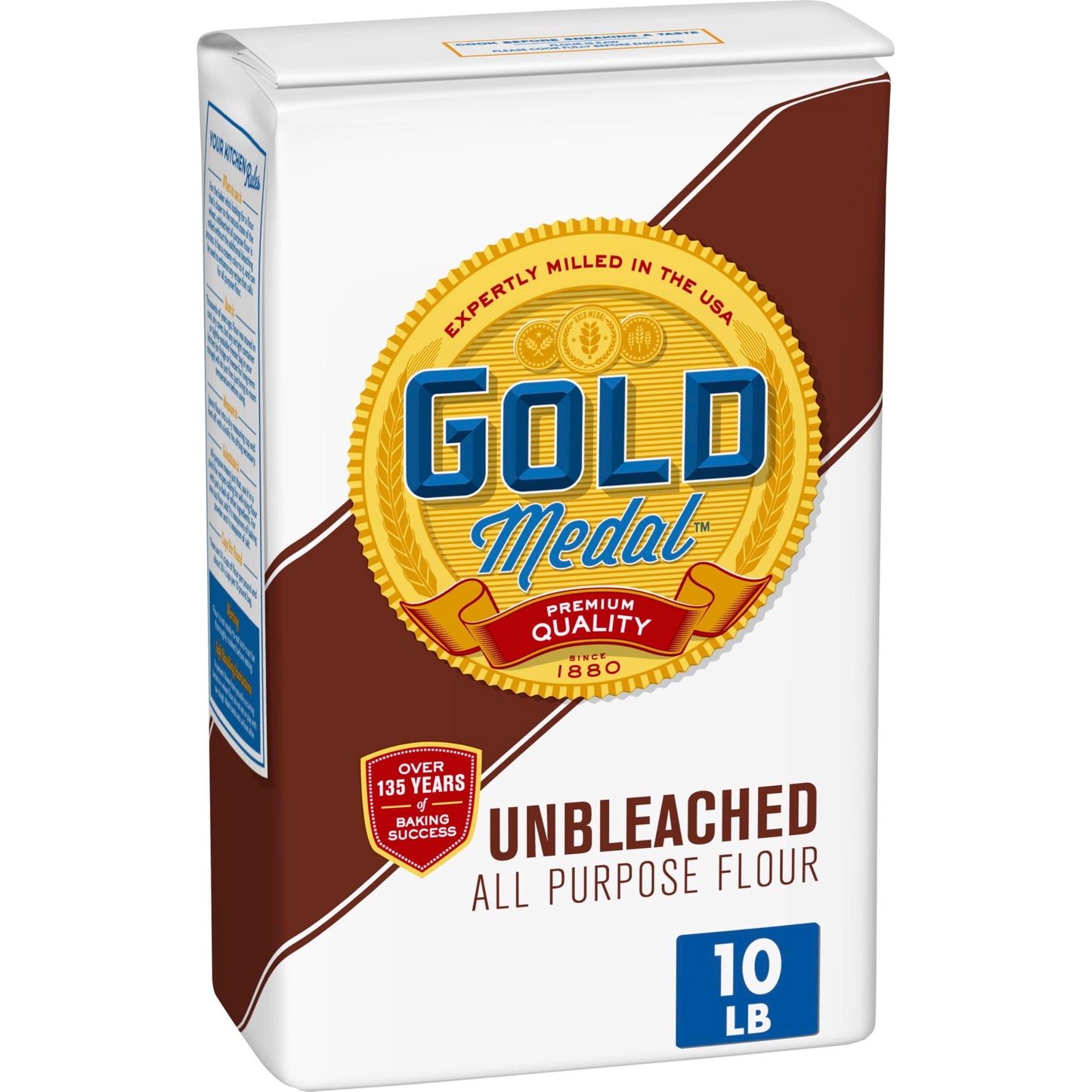 Gold Medal Unbleached All Purpose Flour, 10 lb, White, Ideal for Baking
