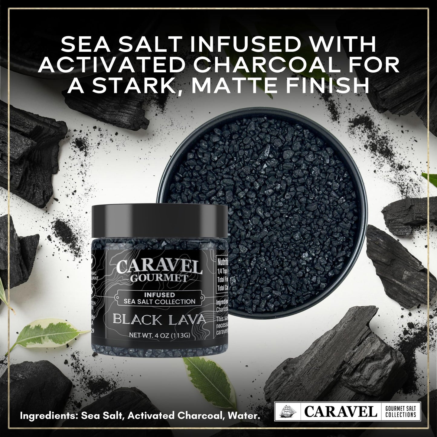 Sea Salt Superstore Hawaiian Sea Salt 3-Pack - Alaea Red, Bamboo Jade, Black Lava - 12 oz Total