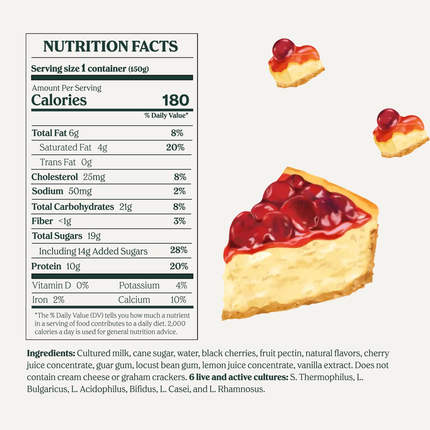 Chobani Creations Cherry Cheesecake 5.3oz