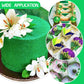DecorRom Edible Glitter Spray - 3/4oz Luster Dust, Food Grade Shimmer Powder for Cake Decorating, Green