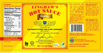 SAUCE HOT GARLIC 12.6OZ