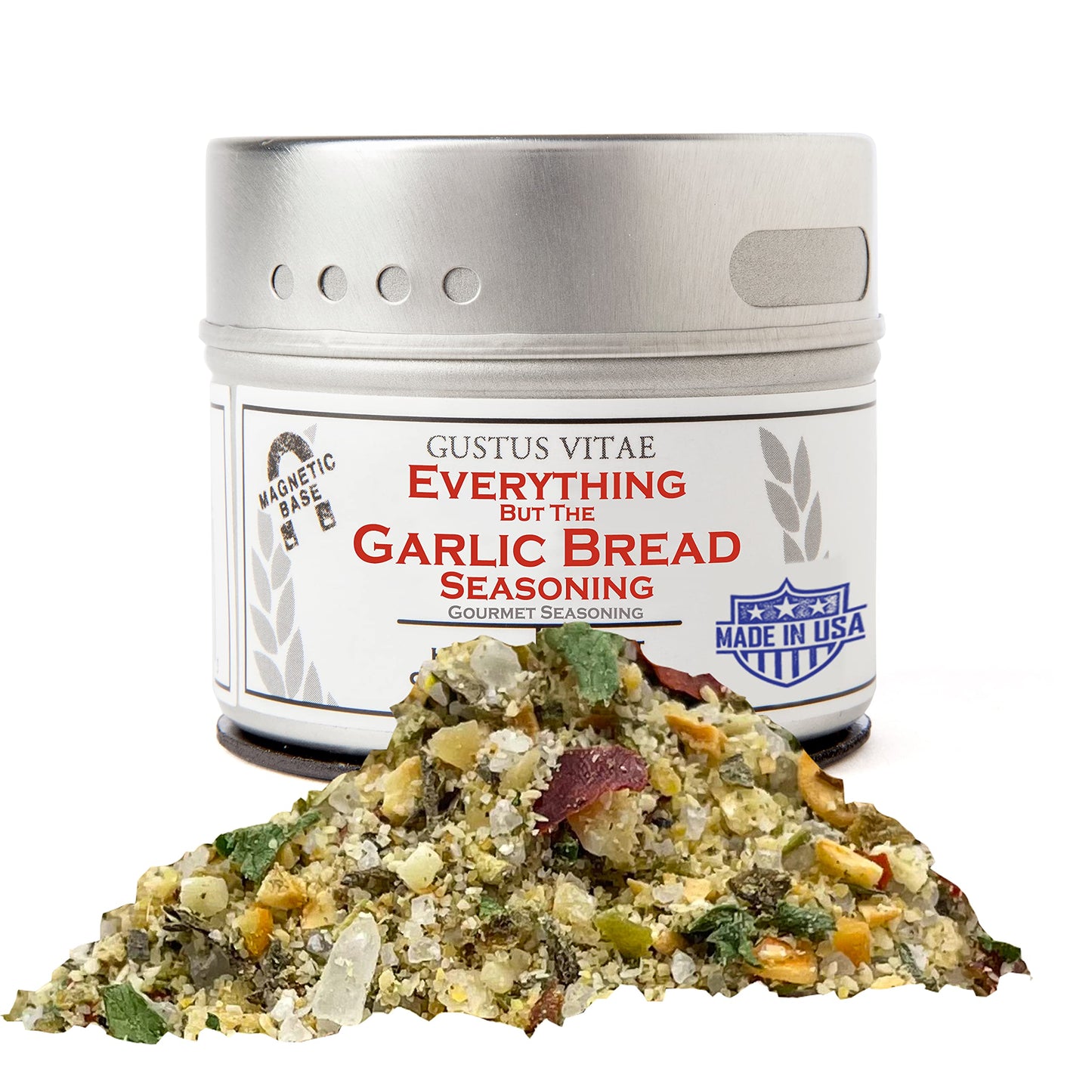 Everything But The Garlic Bread Seasoning | All Natural | Non Gmo | 1.7 Oz (48 G) | Gourmet Spice Mix | Small Batch | Artisanal