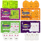 Needzo Monster  Pumpkin  Sugar Skulls  and Ghost Peeps Marshmallows  Halloween 2025 Assorted Character Marshmallow Candies (Pack of 4) 12 Pieces Total