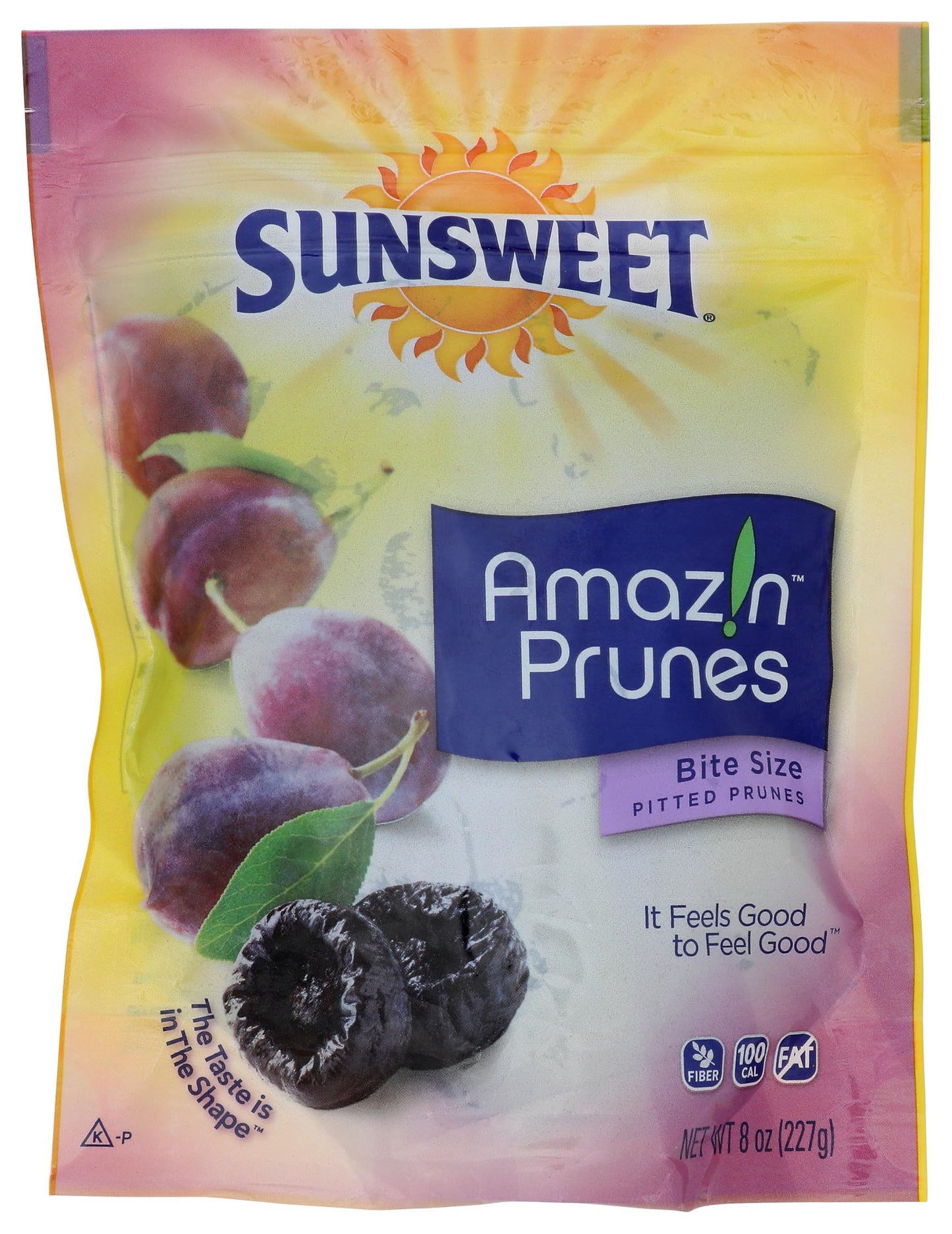 Sunsweet, Prunes Bite Sz Pitted, 8 Ounce
