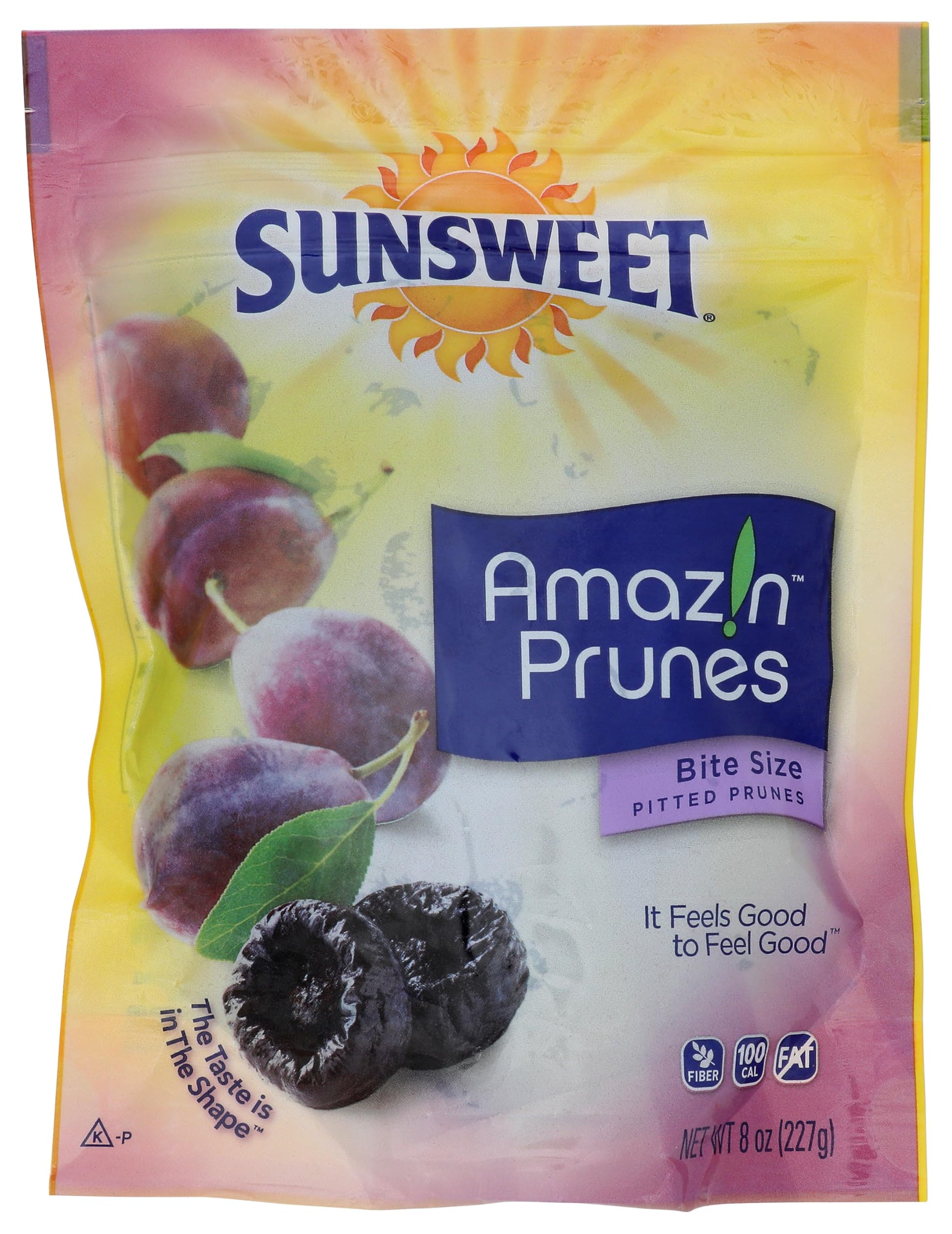 Sunsweet, Prunes Bite Sz Pitted, 8 Ounce