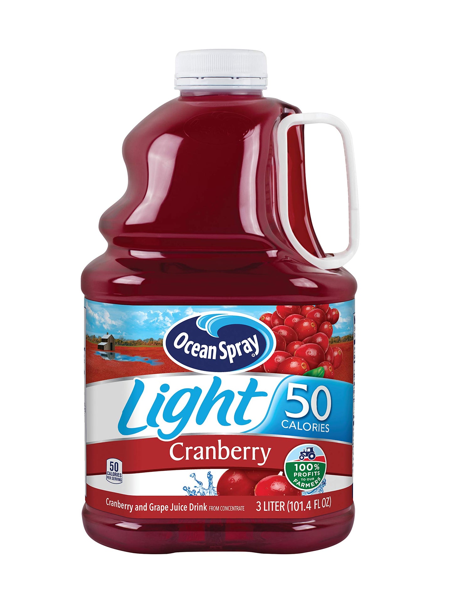 Ocean Spray Light Cranberry Juice, 101.4-Ounce (Pack of 2)