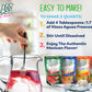 Klass Aguas Frescas Tropical Drink Mix Variety Pack - Watermelon, Cantaloupe, Mango & Pineapple, 14.1 Oz (4-Pack) - No Artificial Flavors, Vitamin C