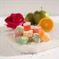 Eastanbul Turkish Delight Candy 10.5Oz, 4 Mediterranean Flavors, Turkish Delights Assorted, Lokum Turkish Delight Rose, Bitter O