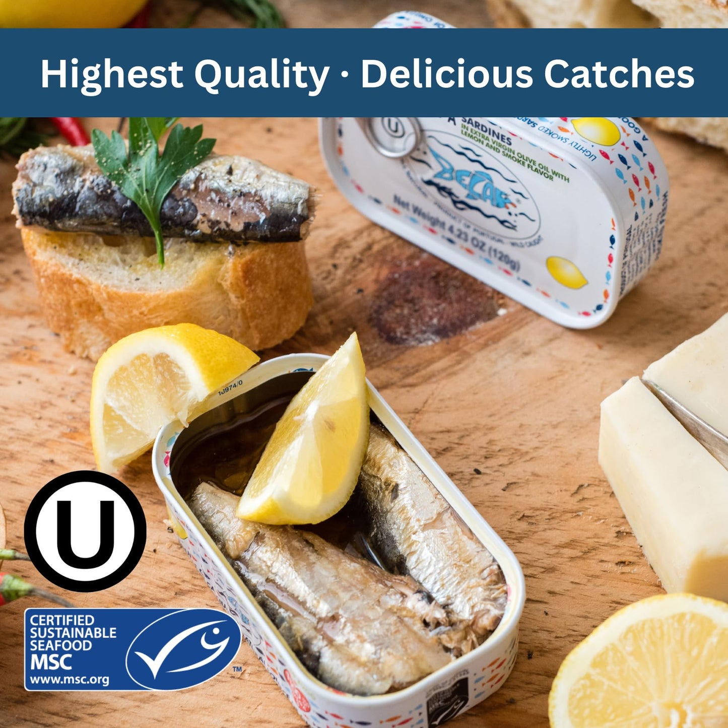 Blue Galleon Sardines In Lemon Sauce, 4.25 Ounce (Pack Of 12)