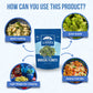 Thousand Lakes Freeze Dried Vegetables - Broccoli Florets 4-Pack 1.2 Ounces (4.8 Ounces Total) | 100% Florets - No Stems | No Sa