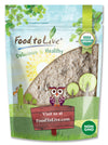Food to Live Organic Whole Grain Buckwheat Flour, 1 Pound - Non-GMO, Kosher, Unbleached, Unbromated, Unenriched, Stone Ground, P