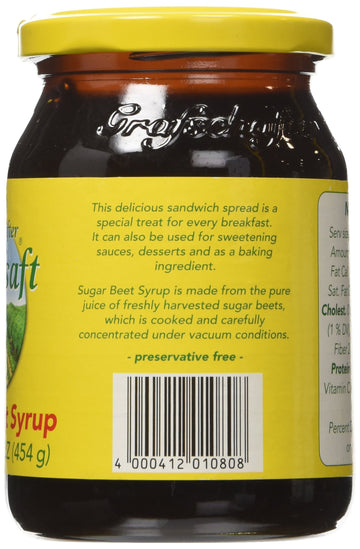 Grafschafter Goldsaft Original Sugar Beet Syrup, 16 oz Jar
