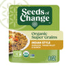 SEEDS OF CHANGE Organic Super Grains Indian Style Side Dish, 8 OZ Pouch (Pack of 6)